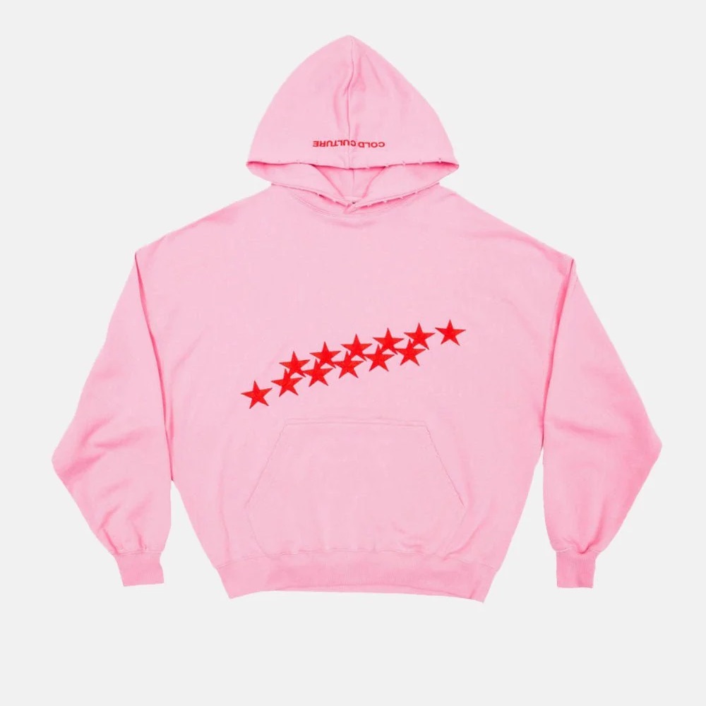 COLD CULTURE STARS HOODIE PANTHER PINK - XL